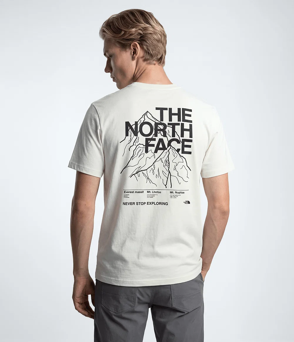 Camiseta Unissex Evolution Half Dome MTN Tee White Dune — imagem 1