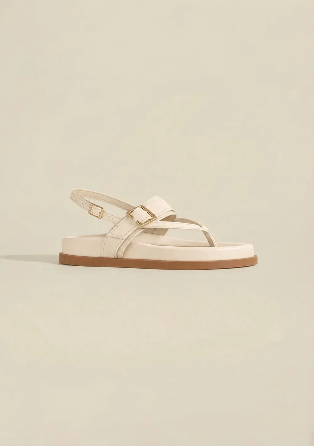 Sandália Papete Alba Off White