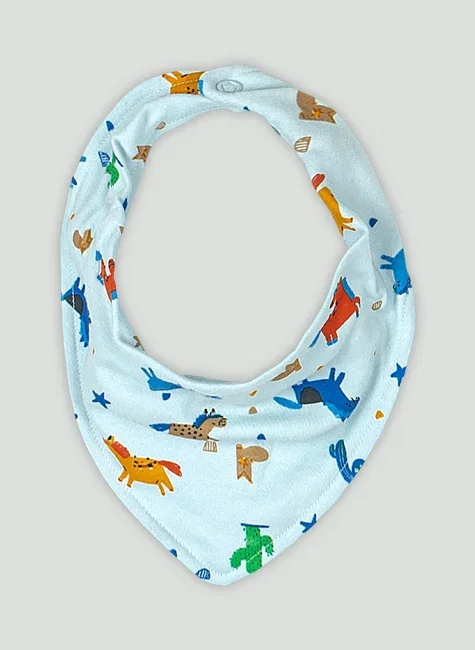 Babador Bandana Essentials para Bebê Menino (Azul) Up Baby