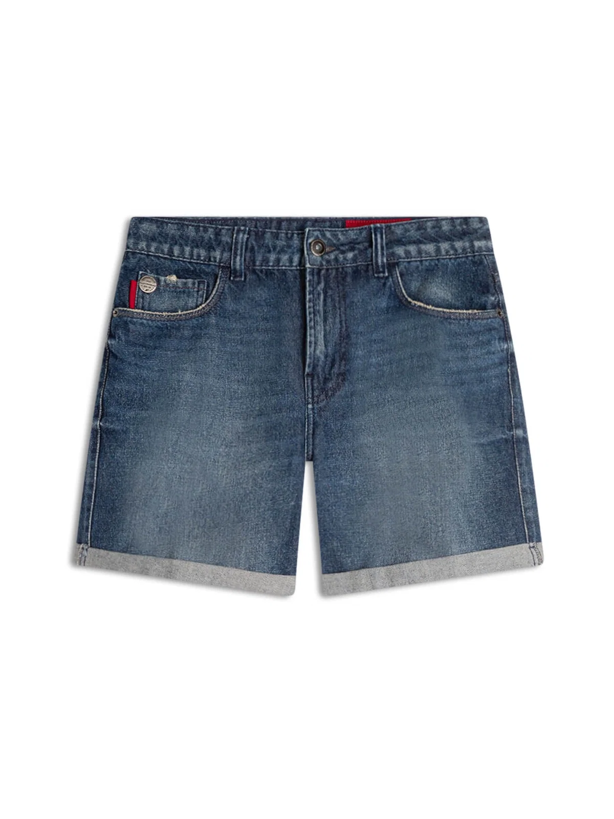 Short Vintage Denim Classic Lav.Escuro C/ Matiz — imagem 1