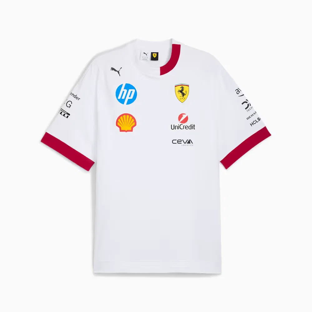 Camiseta Scuderia Ferrari 2025 Drivers Masculina