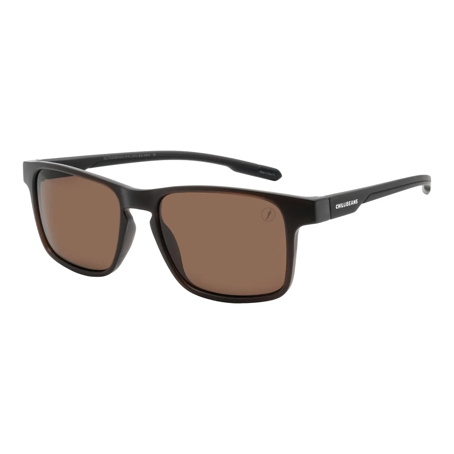 Óculos de Sol Masculino Teen Chilli Beans Marrom — imagem 1
