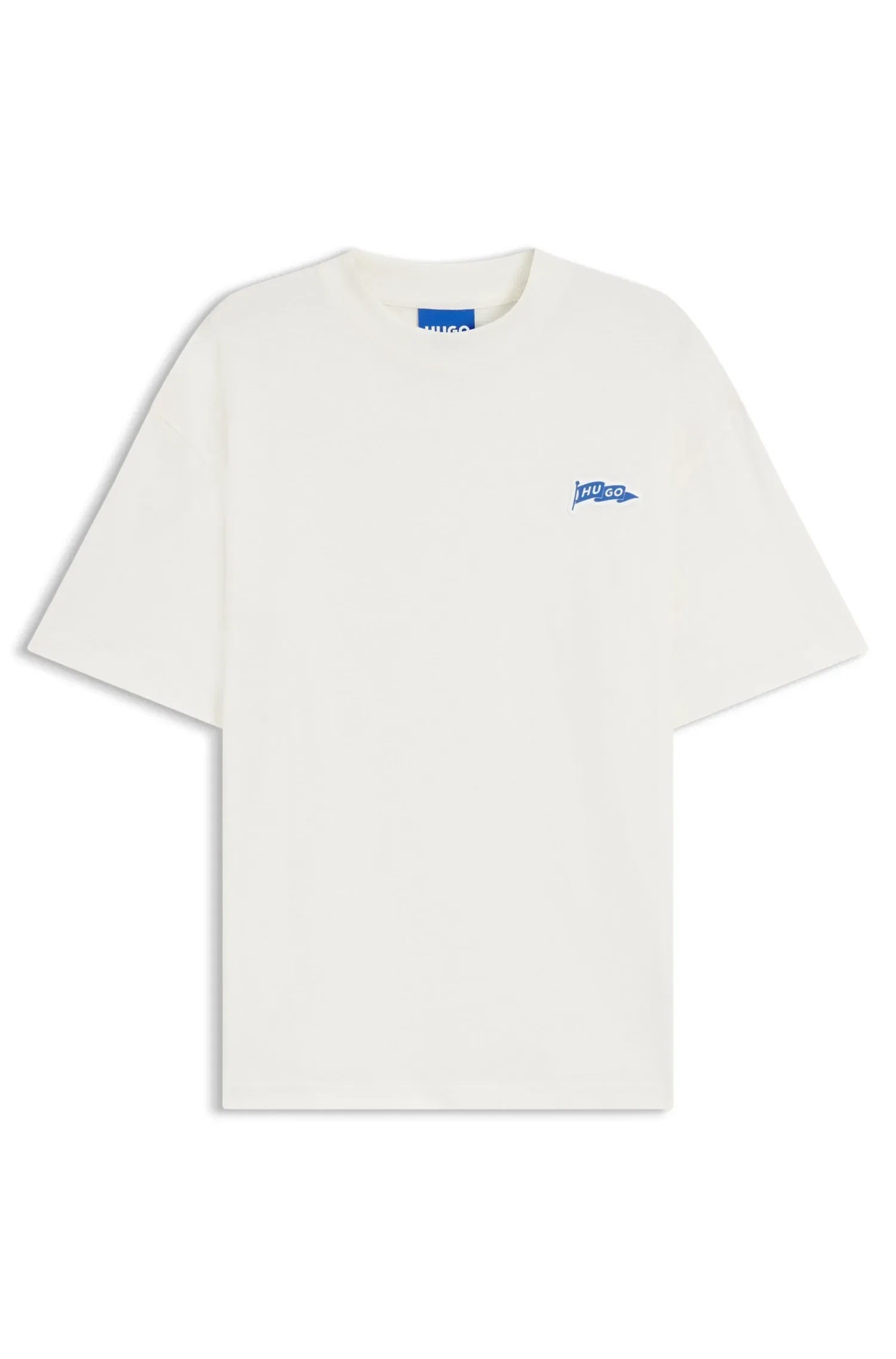 Camiseta Com Bandeira De Logo Em Jersey De Algodão