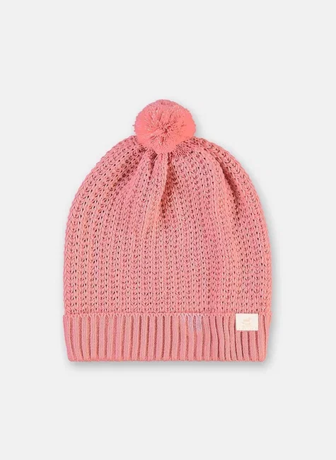 Gorro Unissex Infantil Com Pompom Rosa Up Baby