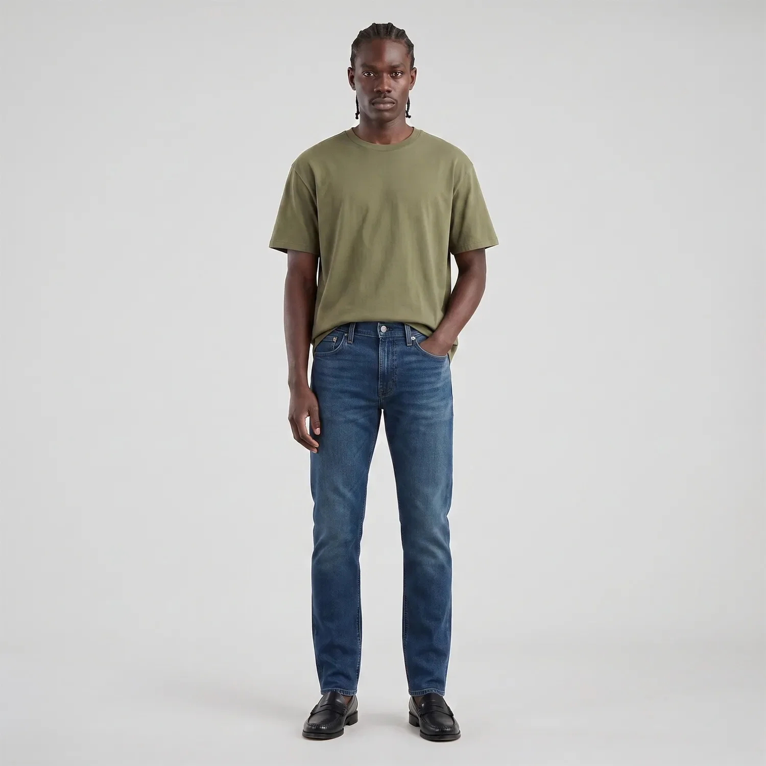 Calça Jeans Levi's® 512® Slim Taper Lavagem Média — imagem 1