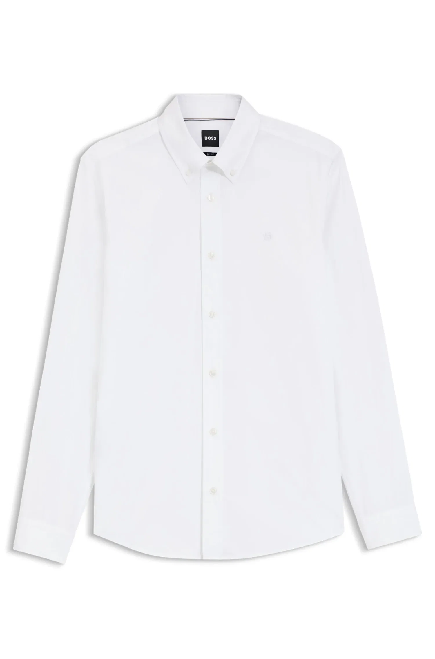 Camisa Slim Fit Em Popelina De Algodão — imagem 1