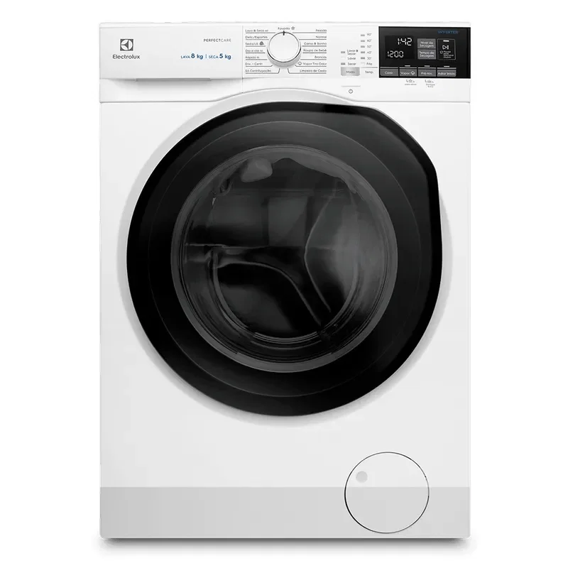 Lava e Seca Electrolux 8Kg Branca Perfect Care Inverter com Água Quente / Vapor (LSP08) — imagem 1