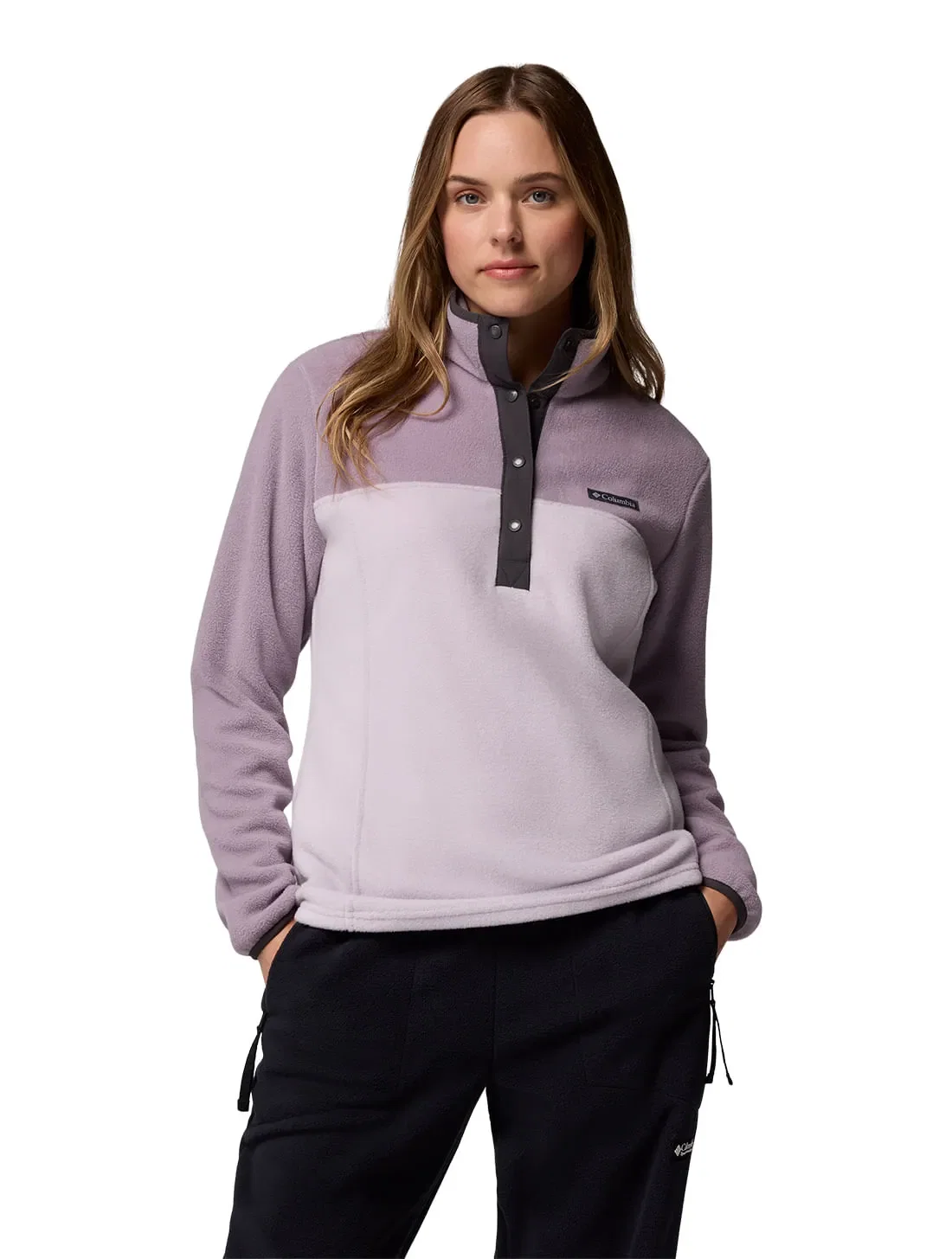 Jaqueta Fleece Columbia Feminina Benton Springs 1/2 Snap Pull Over II