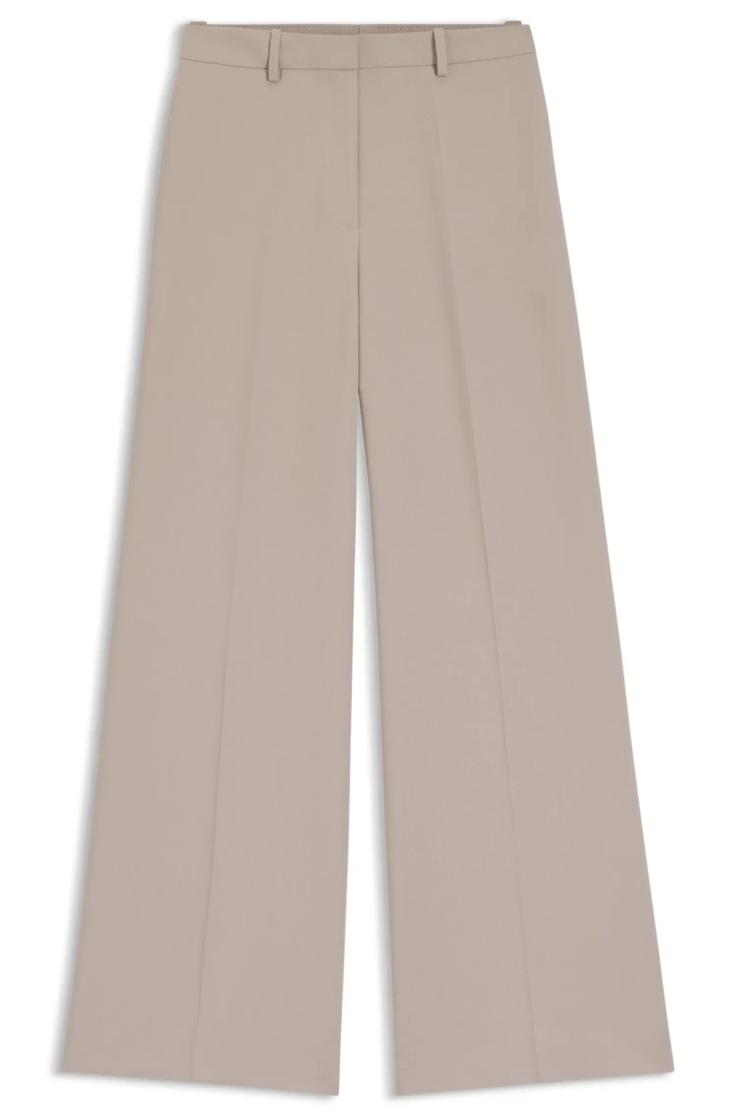 Calça Regular Fit Com Perna Larga
