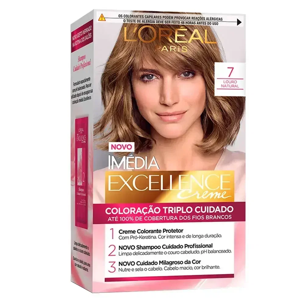 Tintura Imédia Excellence 7 Louro Natural
