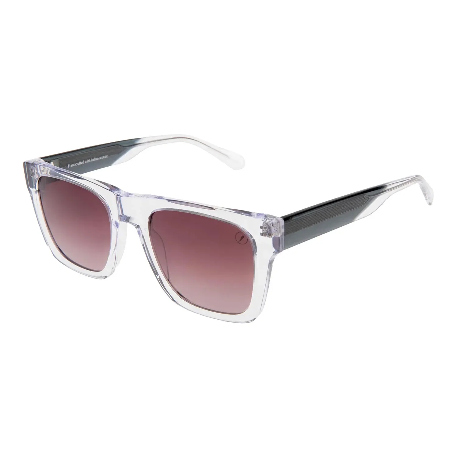 Óculos de Sol Feminino Premium Quadrado Degradê Marrom — imagem 1