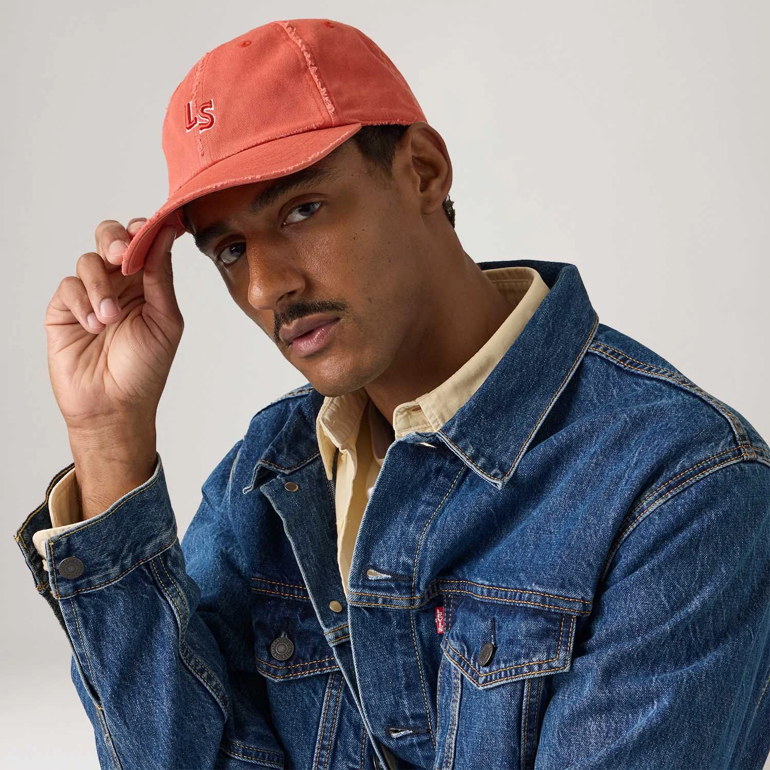 Boné Levi's® LS Monograma Laranja - U USA | U BR — imagem 1