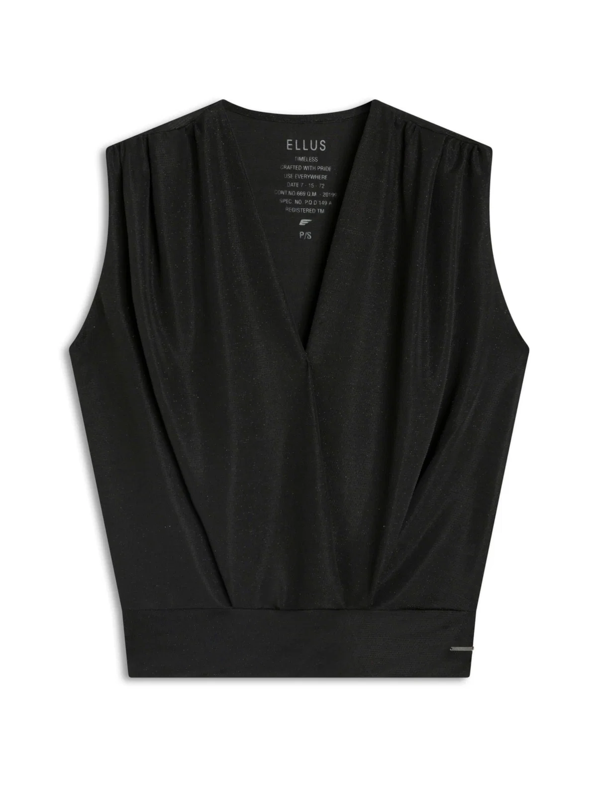 Blusa Ellus Sleeveless Sky Preto
