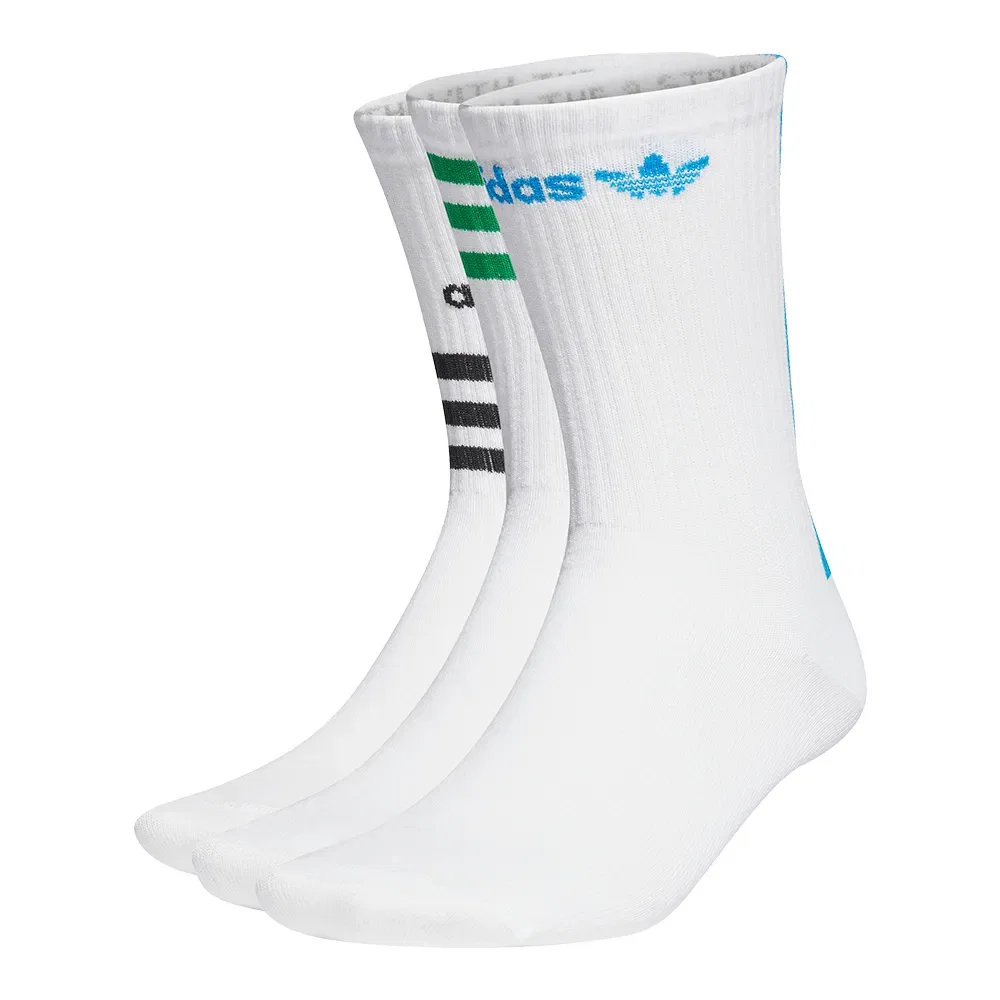 Meia Adidas Crew 3P