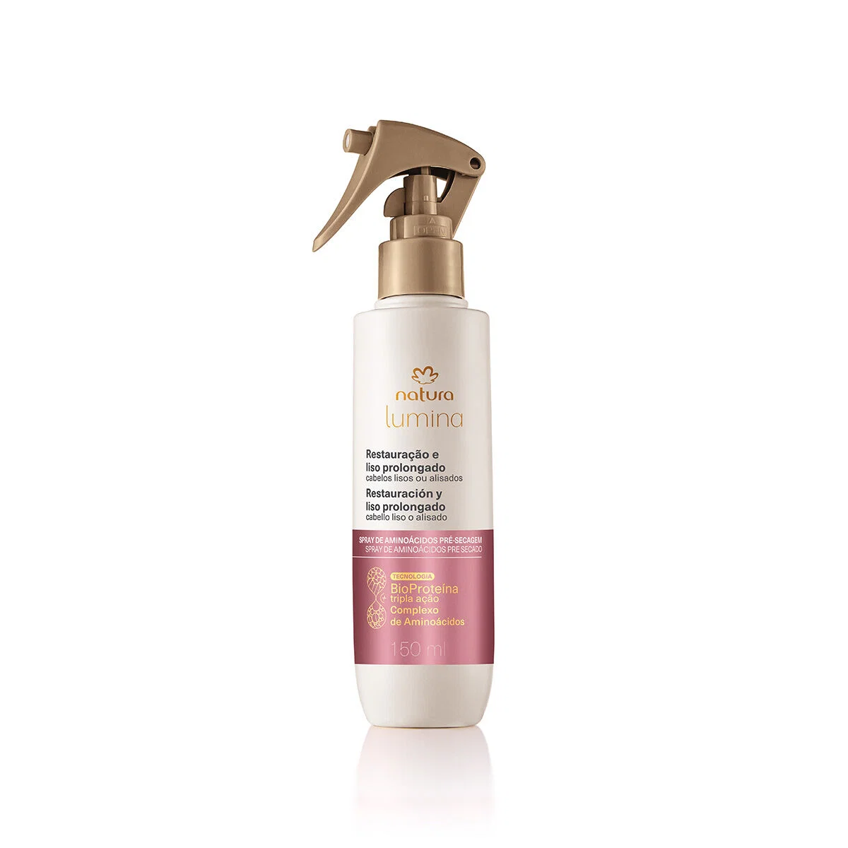 Spray de Aminoácidos Lumina Pré-Secagem para Restauração e Liso Prolongado 150 ml
