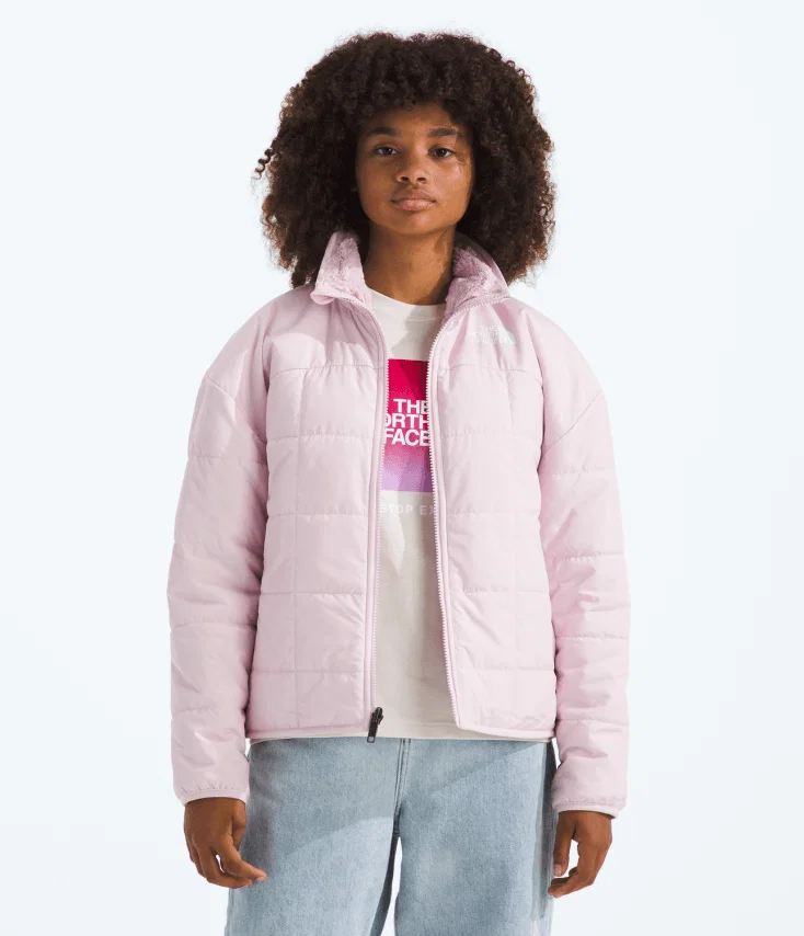 Jaqueta Infantil Teen Girls Reversible Shasta Full Zip Pale Blossom