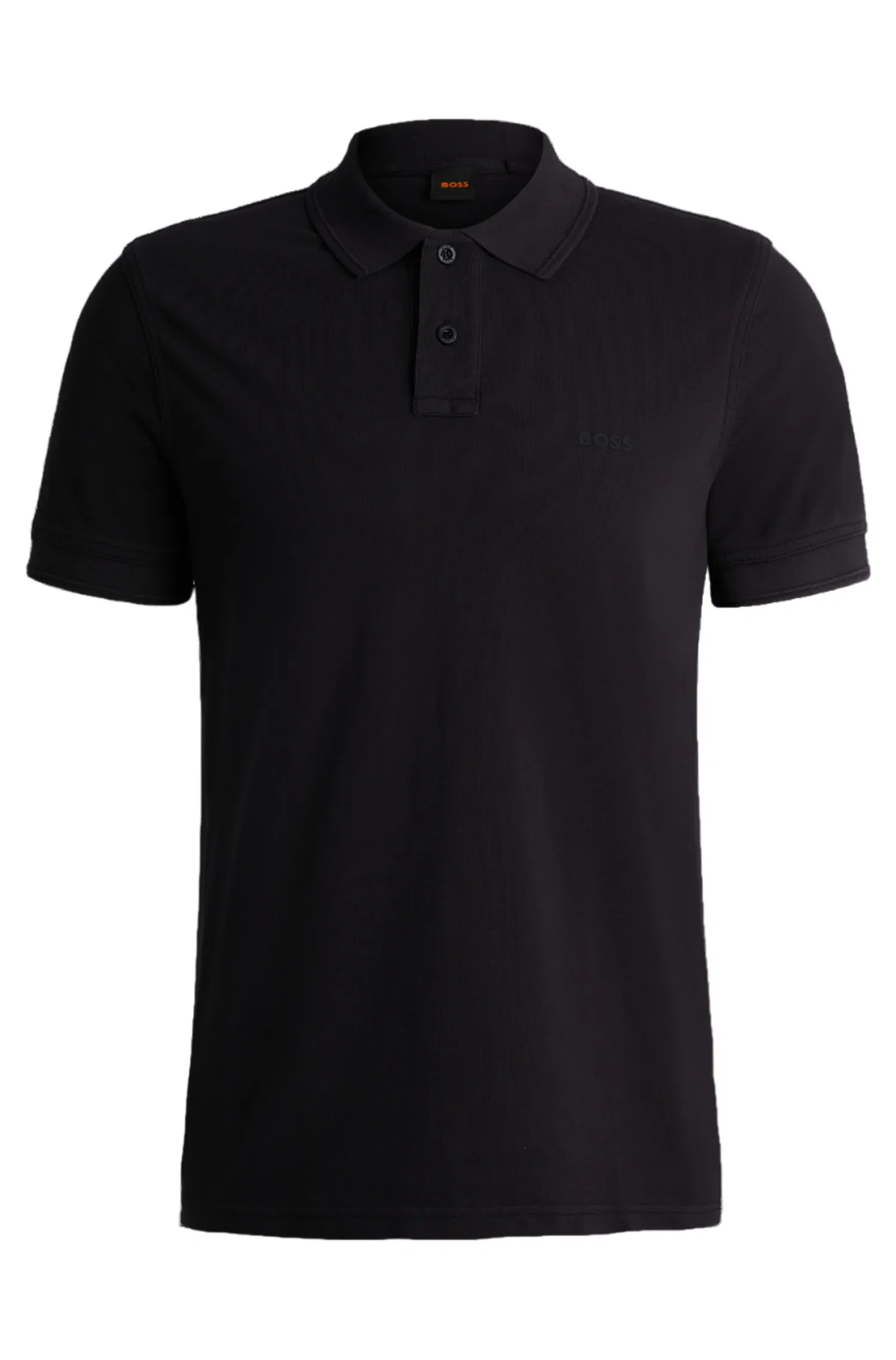 Polo De Algodão Com Estampa De Logo