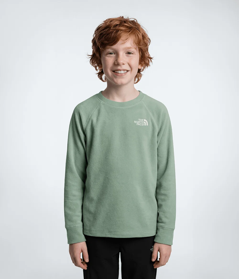 Fleece Infantil Teen Glacier Crew Slate Moss — imagem 1