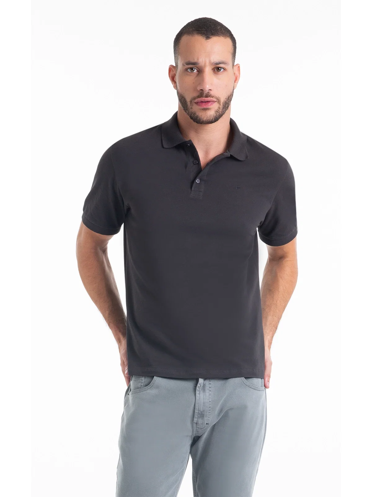 Polo Easa Piquet Plumbo