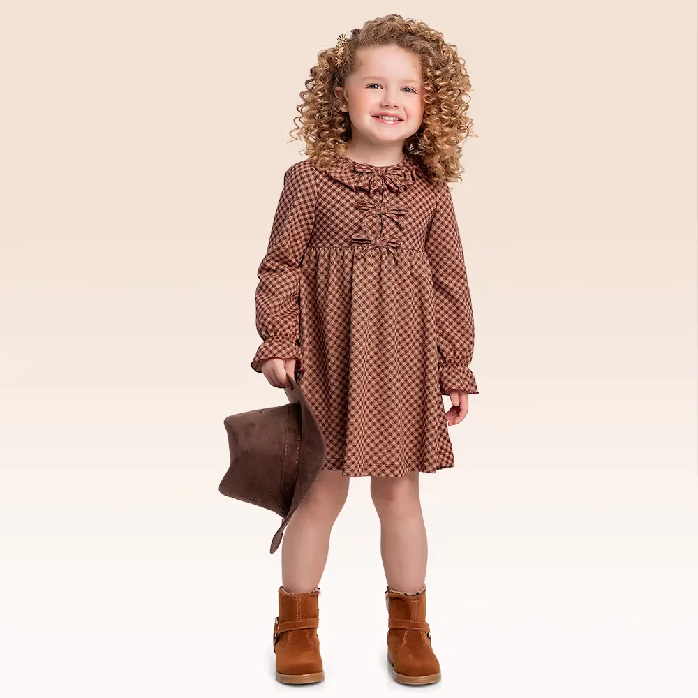 Vestido manga longa