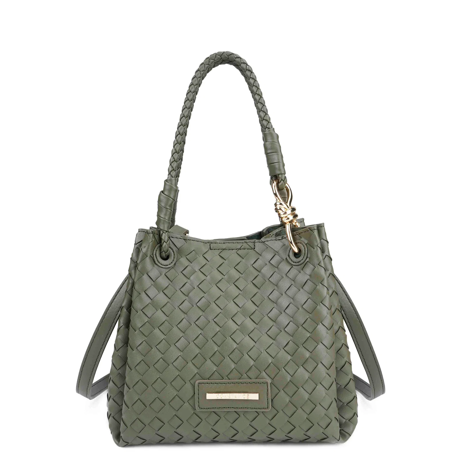 Bolsa Tiracolo Tressê Nó Verde — imagem 1