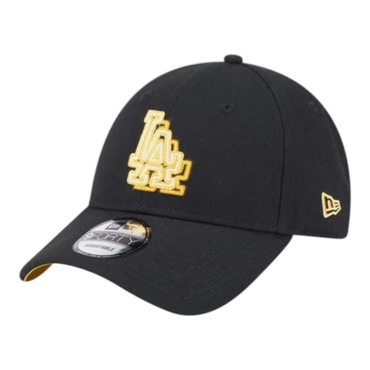 Boné Masculino New Era 940 Neon Los Angeles Dodgers Aba Curva