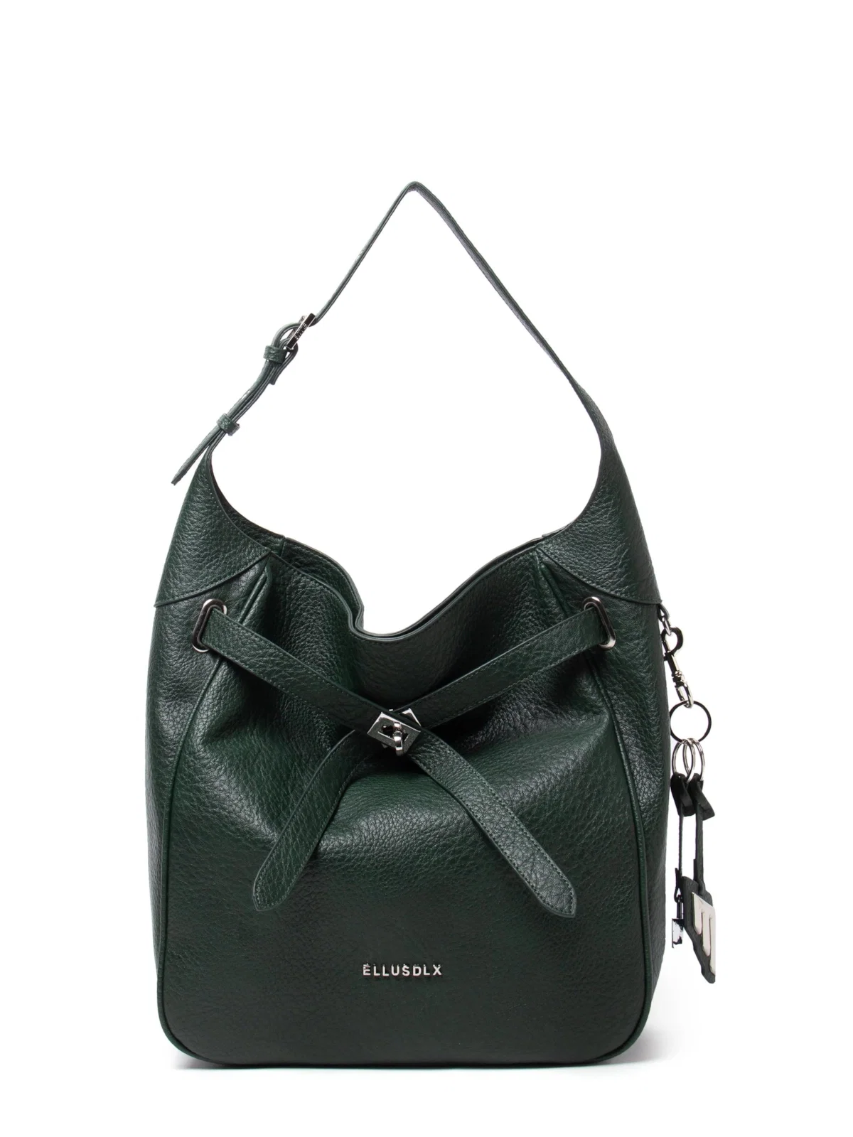 Bolsa Shoulder Bag Lock Samantha Dark Green — imagem 1