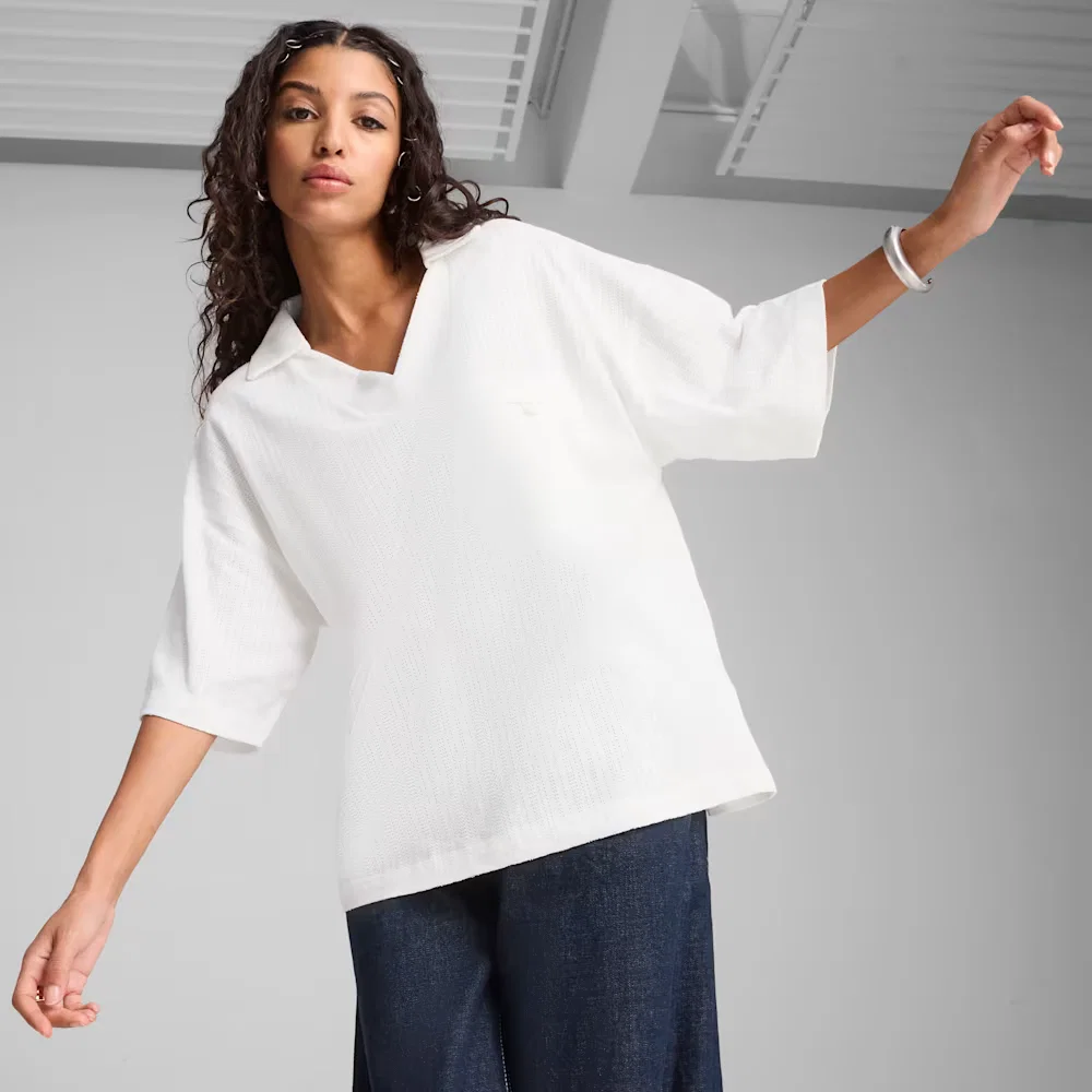 Camisa Polo YONA Oversized Feminina — imagem 1
