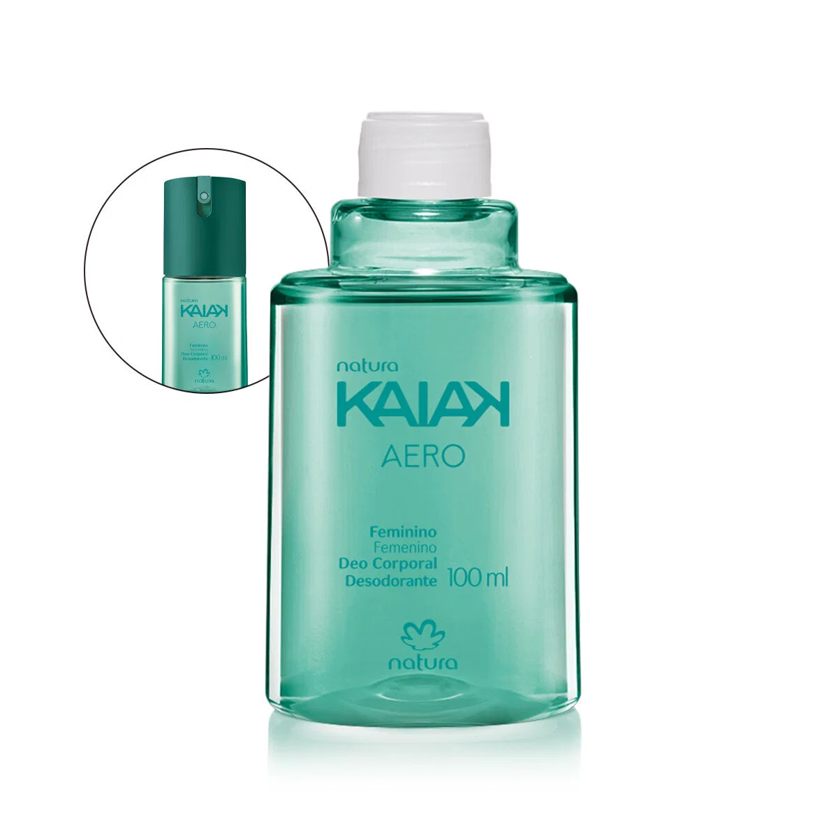 Refil Desodorante Corporal Kaiak Aero Feminino 100 ml — imagem 1