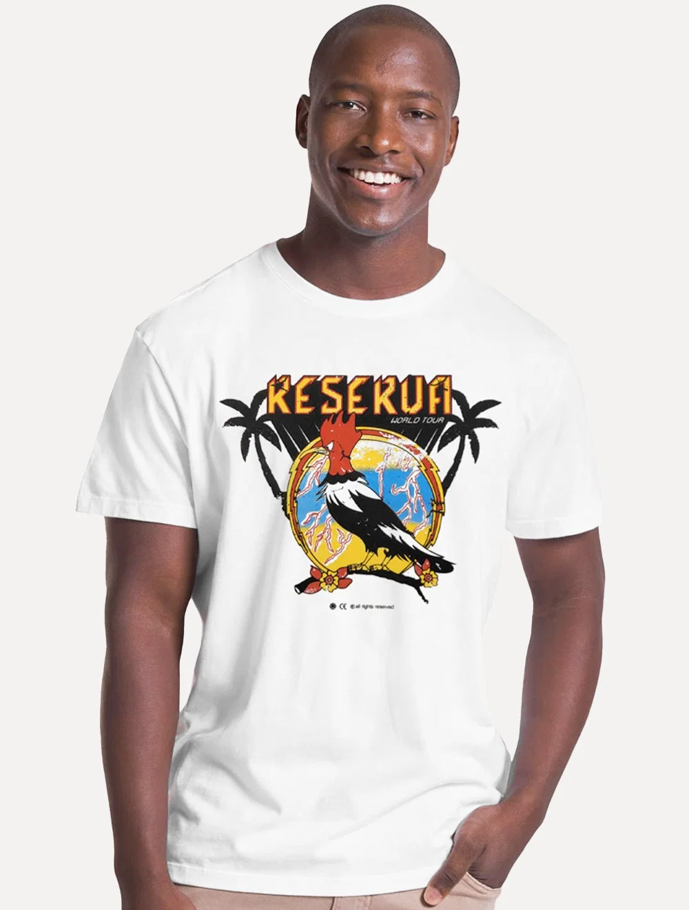 Camiseta Reserva Masculina Summer Cities World Tour Branca