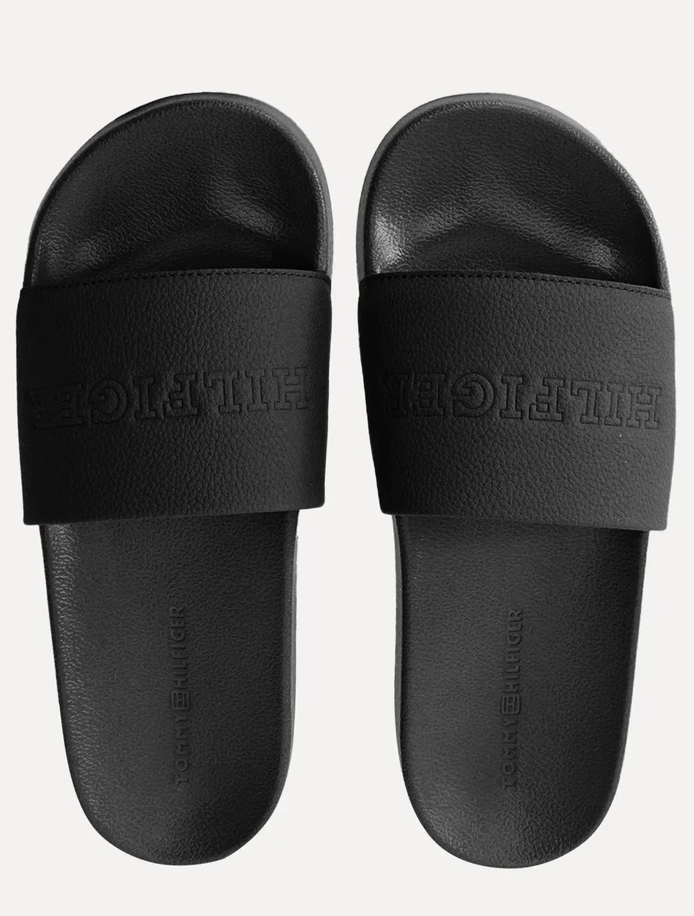 Chinelo Tommy Hilfiger Masculino Tumble Pool Slide Preto