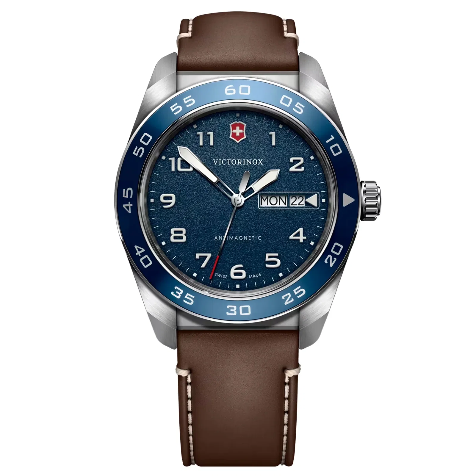 Relógio Victorinox Swiss Army Masculino Couro Marrom 242040