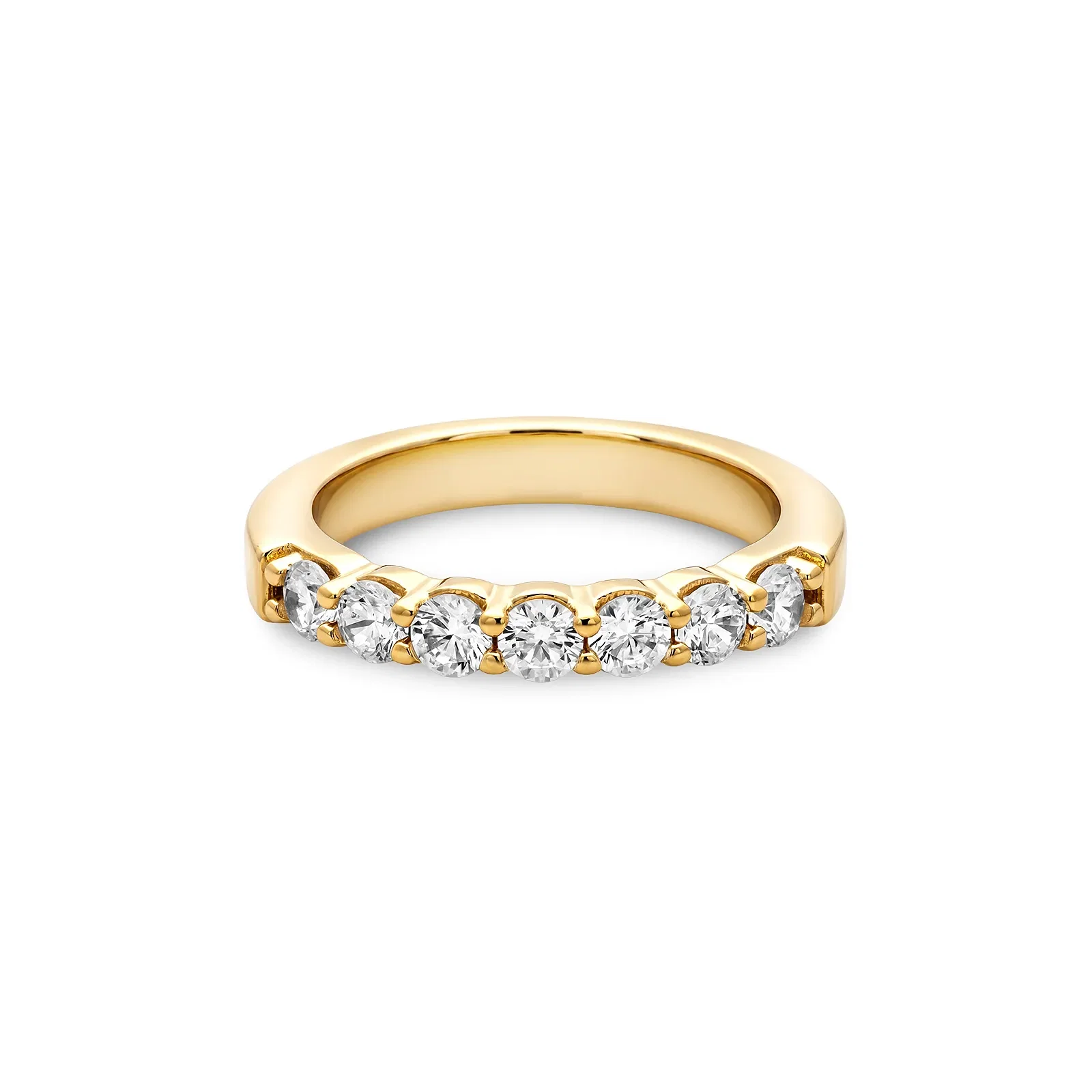 Anel Life Aparador em Prata 925 com Banho de Ouro Amarelo 18K e Zircônia Incolor