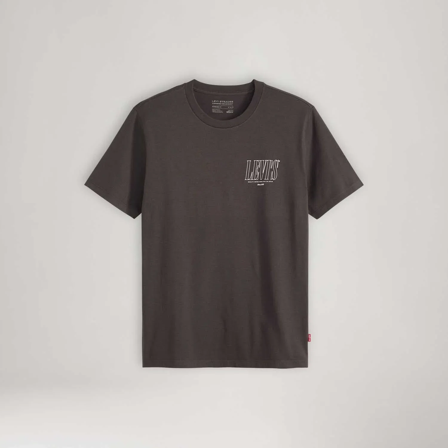 Camiseta Levi's® Graphic Crewneck Preta Manga Curta — imagem 1