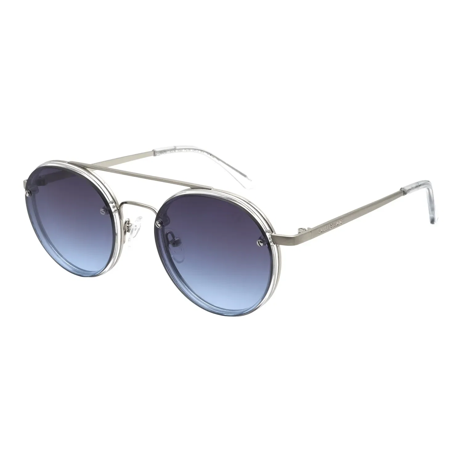 Óculos de Sol Masculino Chilli Beans Redondo Degradê Azul — imagem 1