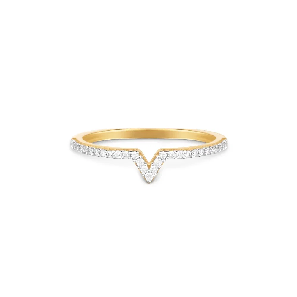 Anel Vivara em Ouro Amarelo 18k com Diamantes — imagem 1