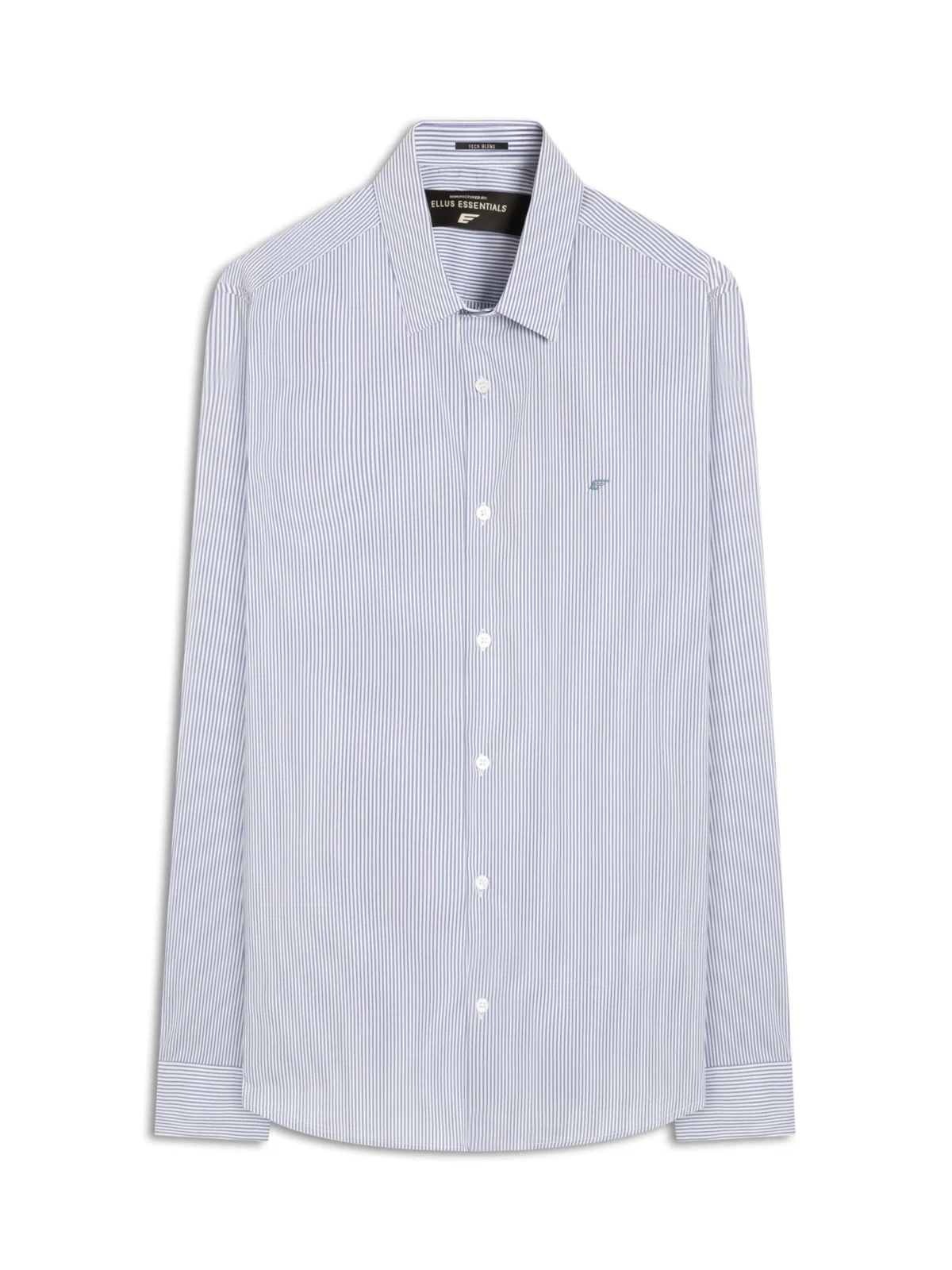 Camisa Tech Blend Ly Mission Slim Xangai Ml Marinho — imagem 1
