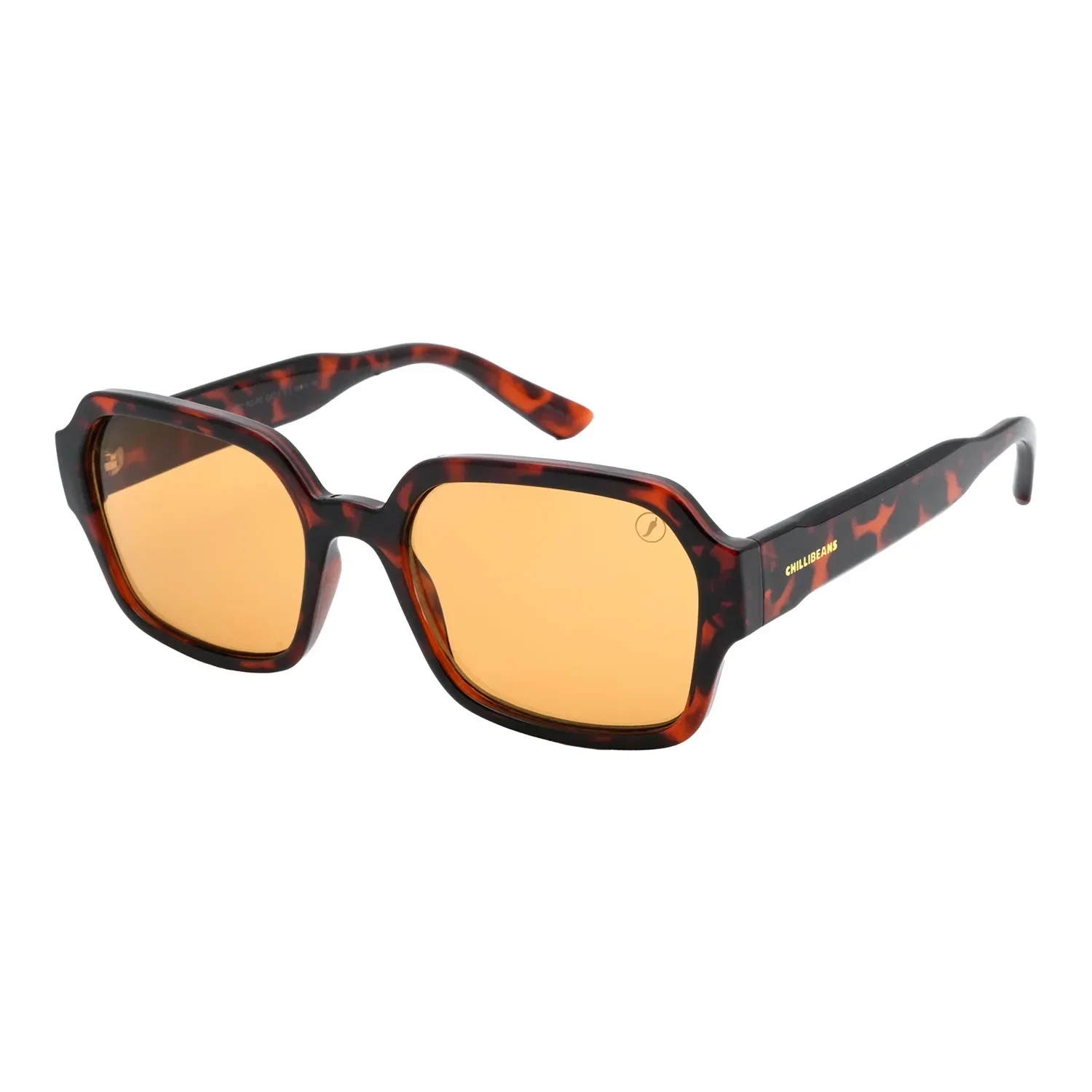 Óculos de Sol Feminino Chilli Beans Quadrado Tartaruga — imagem 1