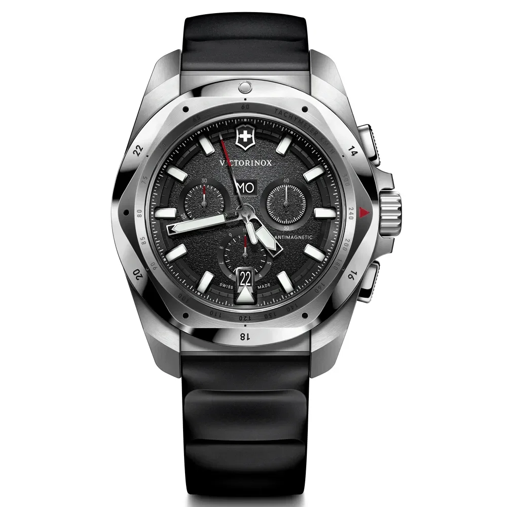 Relógio Victorinox Inox Masculino Borracha Preta 241983