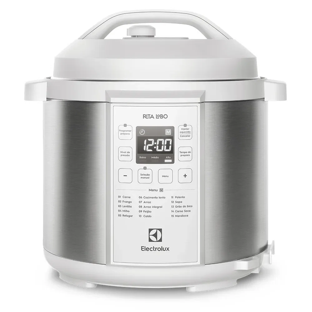 Panela de Pressão Elétrica Electrolux por Rita Lobo 6L Branca Experience Digital (PCC21) — imagem 1