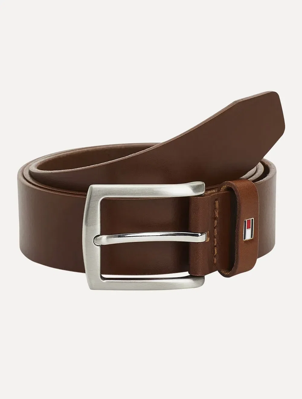Cinto Tommy Hilfiger Masculino New Denton 3.5 Belt Marrom