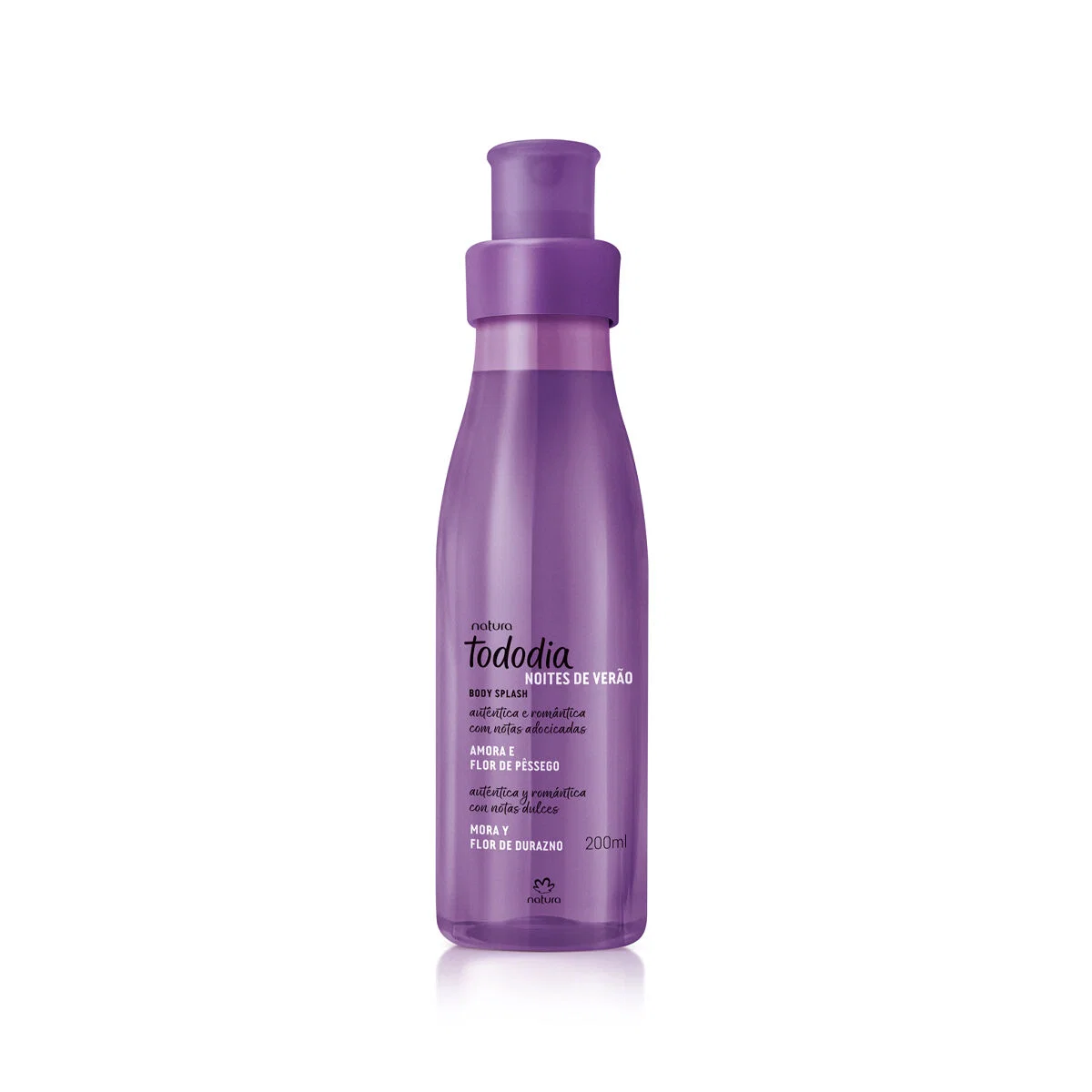 Body Splash Desodorante Colônia Tododia Amora e Flor de Pêssego 200 ml