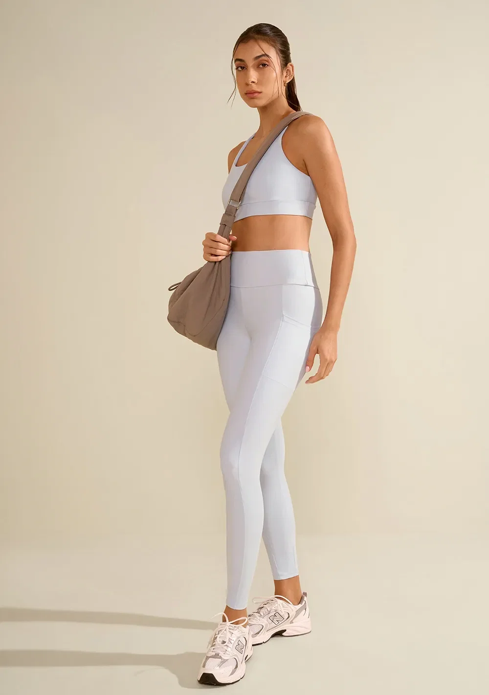 Calça Morena Rosa Legging Alta Azul