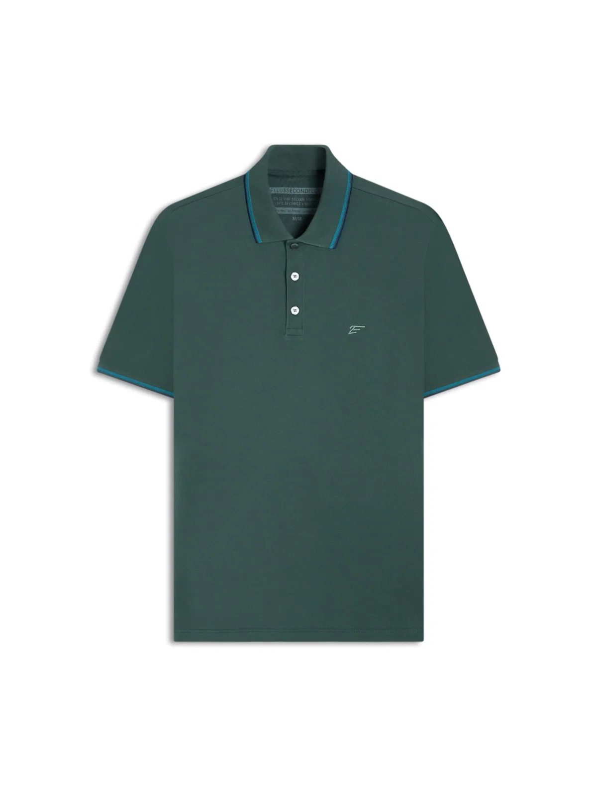 Polo Piquet 2nd Floor Friso Verde Oliva — imagem 1