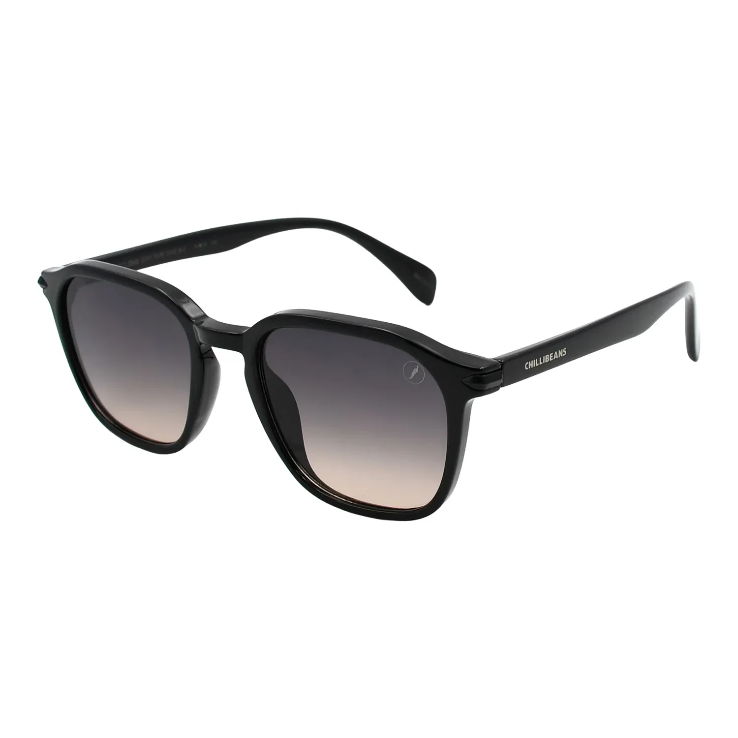 Óculos de Sol Masculino Chilli Beans Policarbonato Quadrado Preto — imagem 1