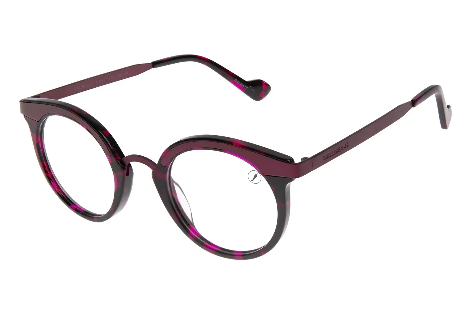 Armação Para Óculos de Grau Feminino Chilli Beans Acetato Fashion Roxo