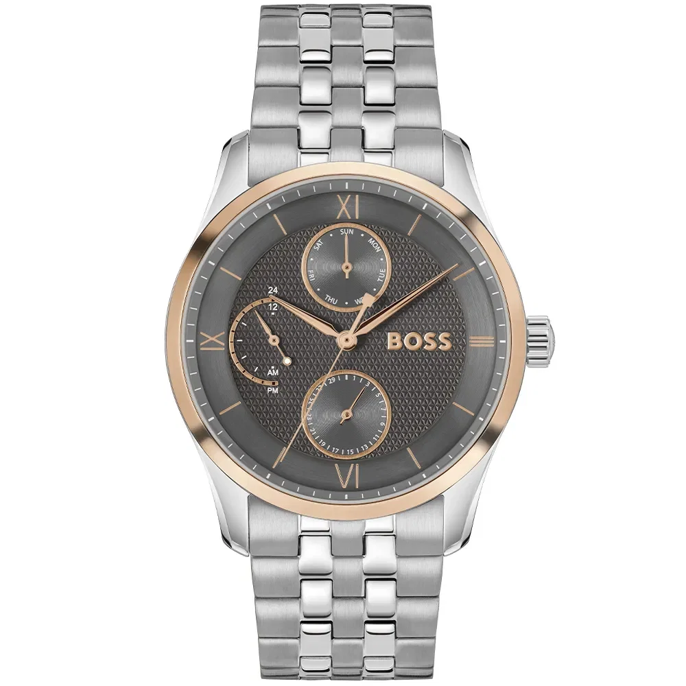 Relógio Hugo Boss Principle Master Masculino em Aço Prateado e Rosé 1514275 — imagem 1