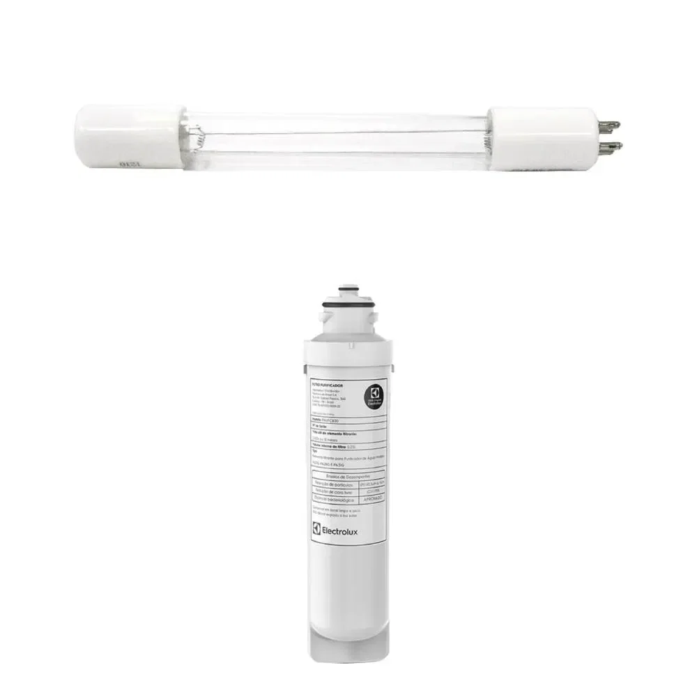 Kit Lâmpada UV para Purificador PA30G e PA31G + Filtro / Refil Original para Purificador de Água PA21G / PA26G / PA31G – Electrolux