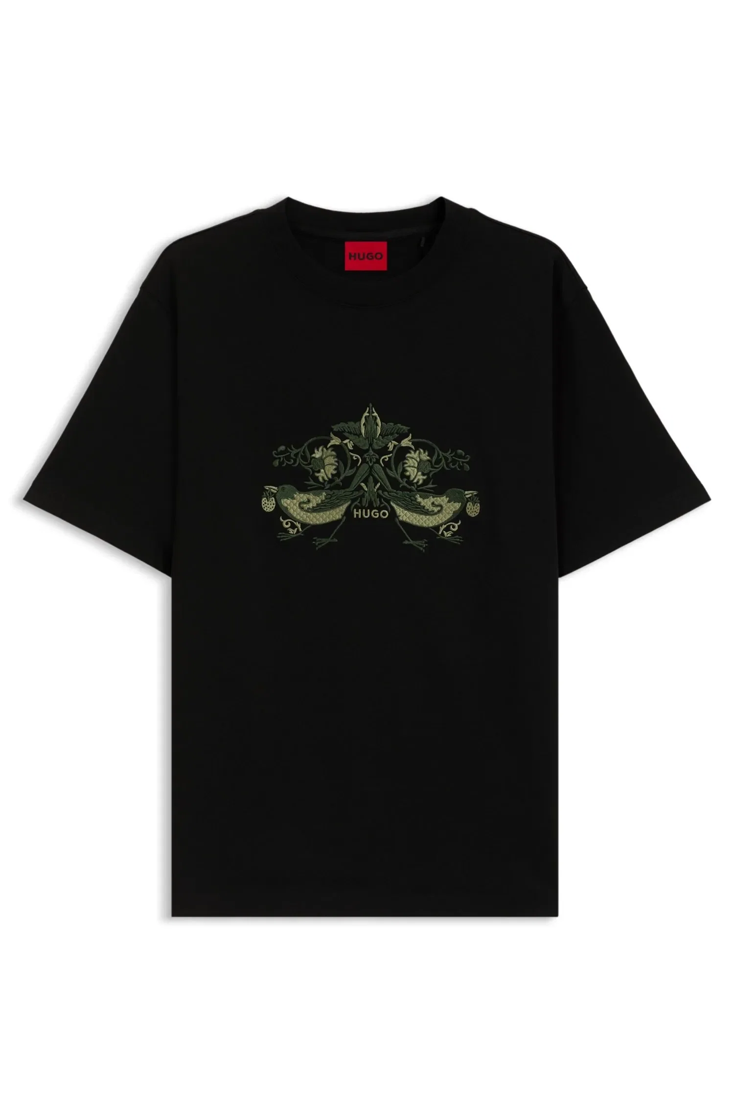 Camiseta De Algodão-Jersey Com Arte Bordada — imagem 1