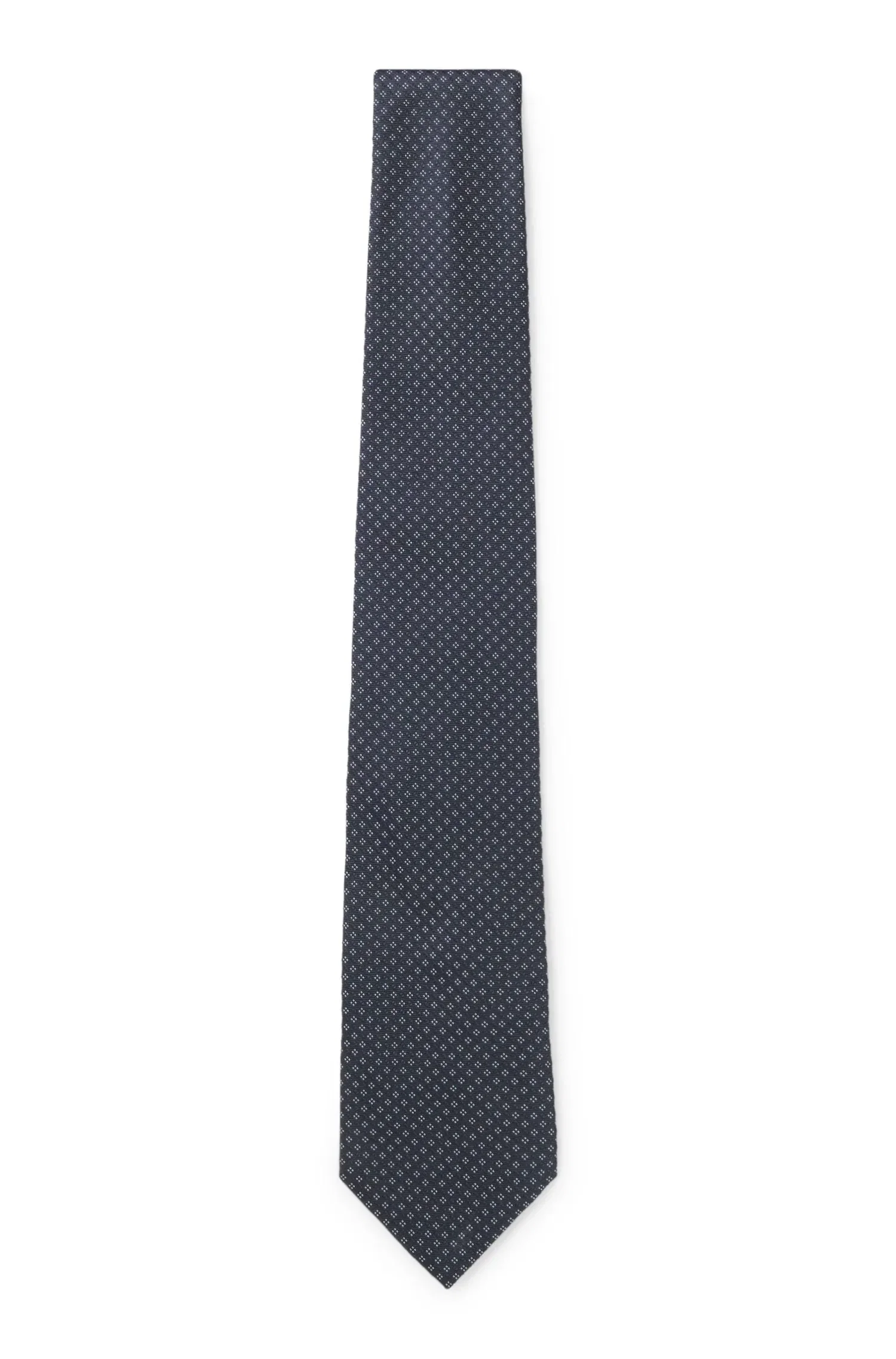 Gravata De Seda Italiana Com Padrão Jacquard — imagem 1